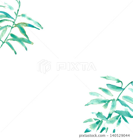 Watercolor-style bamboo background illustration | Cool and refreshing Japanese summer design Watercolor-style bamboo background illustration | Cool and refreshing Japanese summer design 140529044