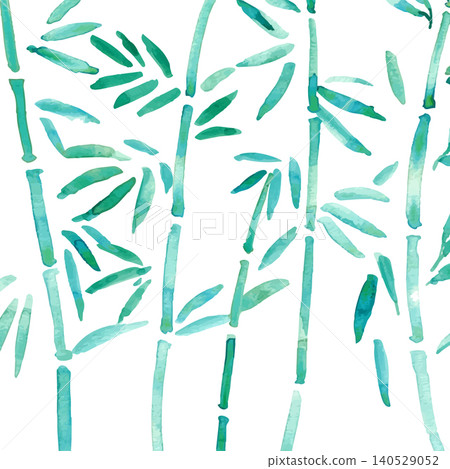 Watercolor-style bamboo background illustration | Cool and refreshing Japanese summer design Watercolor-style bamboo background illustration | Cool and refreshing Japanese summer design 140529052