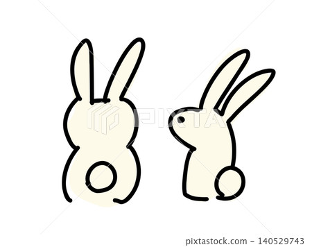 A rabbit in watercolor style A rabbit in watercolor style 140529743