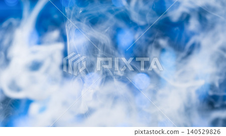 Blue smoke background abstract fog texture 140529826