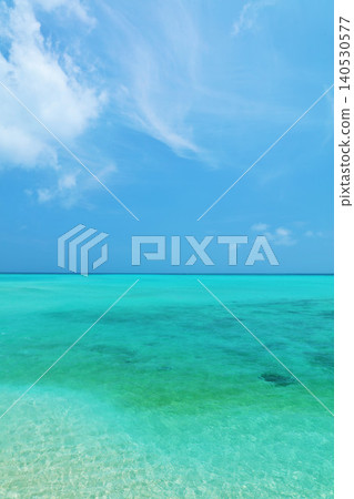 Okinawa Miyakojima Summer blue sky and sea Okinawa Miyakojima Summer blue sky and sea 140530577