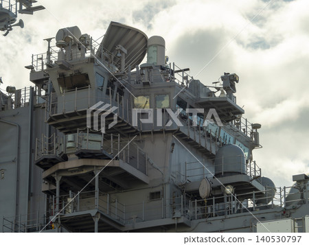 美國級兩棲攻擊艦「美國號」的艦橋 美國級兩棲攻擊艦「美國號」的艦橋 140530797