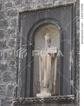 Croatia, Dubrovnik, Statue of St. Blaise Croatia, Dubrovnik, Statue of St. Blaise 140530896