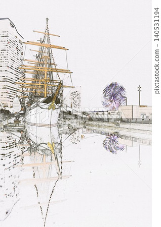 Illustration 11 for the reserved exhibit at the Nippon Maru Sailing Ship Memorial Park Illustration 11 for the reserved exhibit at the Nippon Maru Sailing Ship Memorial Park 140531194