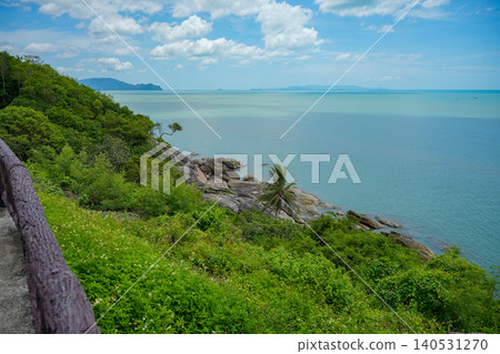 Beautiful seaside views in tropical Asia. 140531270