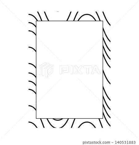 Modern abstract line pattern frame vector illustration suitable for posters, branding, and presentations Modern abstract line pattern frame vector illustration suitable for posters, branding, and presentations 140531883