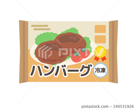 冷凍漢堡圖 140531926