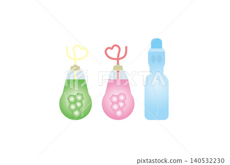 Lightbulb Soda & Ramune (Summer Drink Set) Lightbulb Soda & Ramune (Summer Drink Set) 140532230