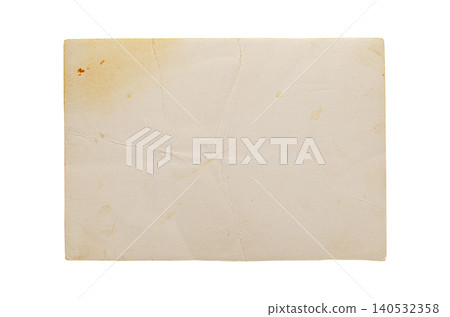 Old vintage paper. Isolated on a white background Old vintage paper. Isolated on a white background 140532358