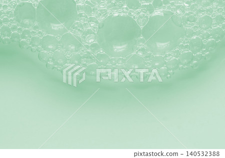 Bubbles of body gel or soap foam or shaving gel. Cosmetic skin care product. Closeup. Copy space Bubbles of body gel or soap foam or shaving gel. Cosmetic skin care product. Closeup. Copy space 140532388