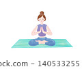 Women who do yoga 140533255