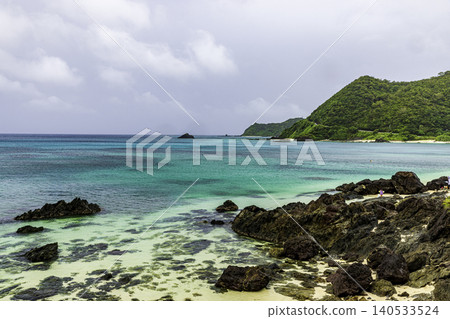 奄美大島內田原海灘景色 奄美大島內田原海灘景色 140533524