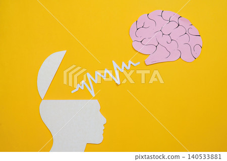 Brain activity mind thoughts mental health psychology neuroscience creativity concept Brain activity mind thoughts mental health psychology neuroscience creativity concept 140533881