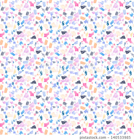 Dreamy, cute watercolor patterns - hand-painted textiles 140533985