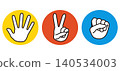 rock paper scissors 插圖 140534003