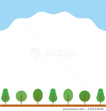 Simple frame illustration of nature Simple frame illustration of nature 140534649