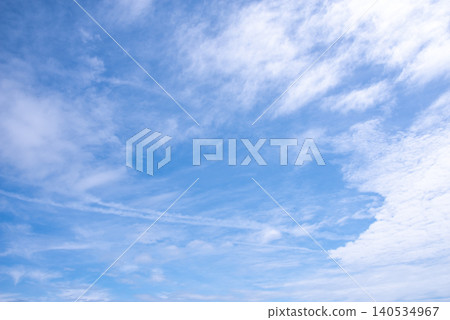 blue sky and white clouds blue sky and white clouds 140534967