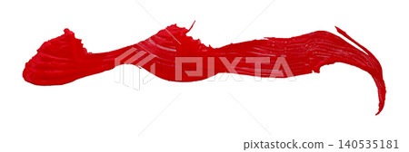 red brush isolated on transparent background red watercolor red brush isolated on transparent background red watercolor 140535181