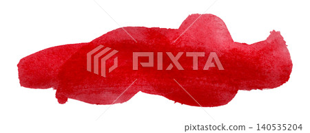 red brush isolated on transparent background red watercolor red brush isolated on transparent background red watercolor 140535204