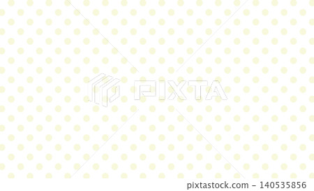 Simple and easy-to-use pastel yellow polka dot pattern background on a white background (16:9 aspect ratio) Simple and easy-to-use pastel yellow polka dot pattern background on a white background (16:9 aspect ratio) 140535856