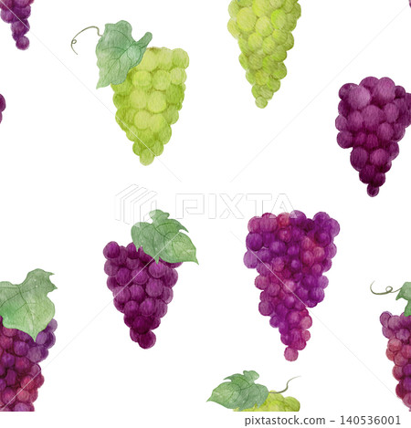 Seamless grape/muscat pattern Seamless grape/muscat pattern 140536001
