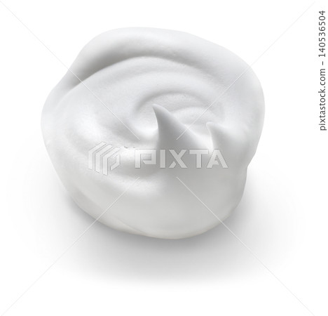 Shaving foam isolated on white background close-up Shaving foam isolated on white background close-up 140536504