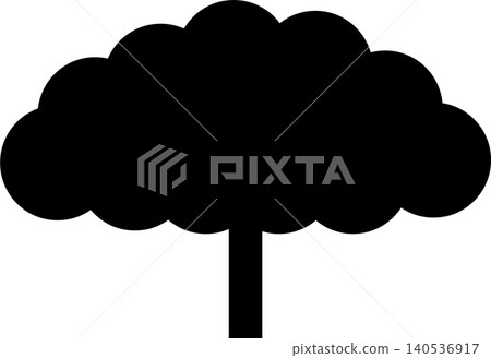 Wood silhouette 140536917