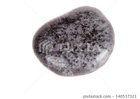 Macro mineral stone lignite on a white background Macro mineral stone lignite on a white background 140537321