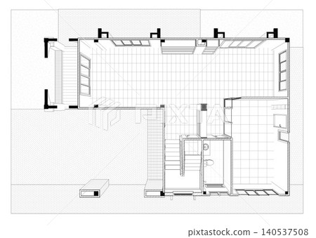 3D illustration of residential project 3D illustration of residential project 140537508