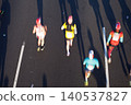 Marathon Runners Unrecognizble Athletes Speed Blurs Marathon Runners Unrecognizble Athletes Speed Blurs 140537827