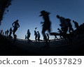 Marathon Runners Unrecognizble Athletes Speed Blurs Marathon Runners Unrecognizble Athletes Speed Blurs 140537829
