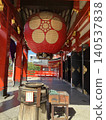 Red lanterns at Osu Kannon Temple 140537838