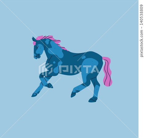 Hand drawn abstract vector clipart illustration collection with color adorable cute, stylized horse character.Trendy modern art kids design concept.Vector cartoon farm animals symbol. Cartoon animal. Hand drawn abstract vector clipart illustration collection with color adorable cute, stylized horse character.Trendy modern art kids design concept.Vector cartoon farm animals symbol. Cartoon animal. 140538809