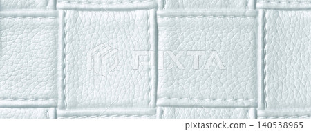 Texture cool white leather background with quilted stitched pattern, macro. Abstract ivory upholstery surface Texture cool white leather background with quilted stitched pattern, macro. Abstract ivory upholstery surface 140538965