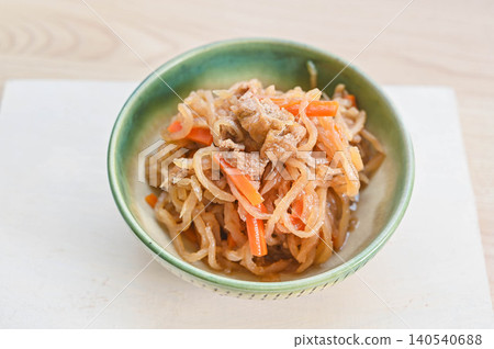 Simmered dried daikon radish served in a bowl Simmered dried daikon radish served in a bowl 140540688