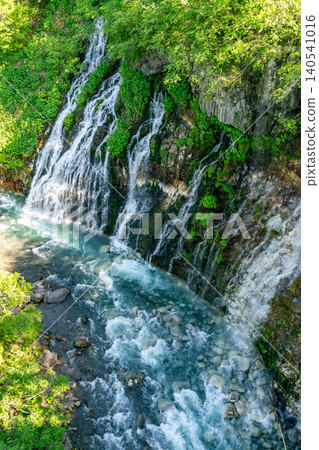 Hokkaido: Japan's most spectacular scenery - Shirahige Falls in Biei Town (June 2026) 140541016