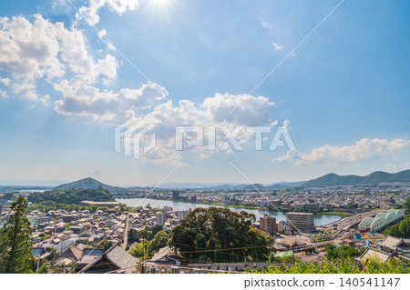View of Inuyama Castle and Inuyama Naritasan Temple (Inuyama City, Aichi Prefecture) View of Inuyama Castle and Inuyama Naritasan Temple (Inuyama City, Aichi Prefecture) 140541147