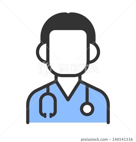 Male doctor icon 140541316