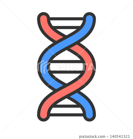 DNA helix icon DNA helix icon 140541321