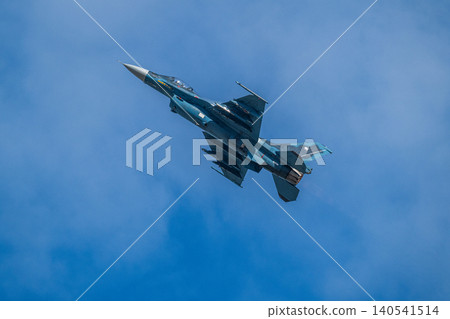 The majestic sight of the F-2 fighter jet. The majestic sight of the F-2 fighter jet. 140541514