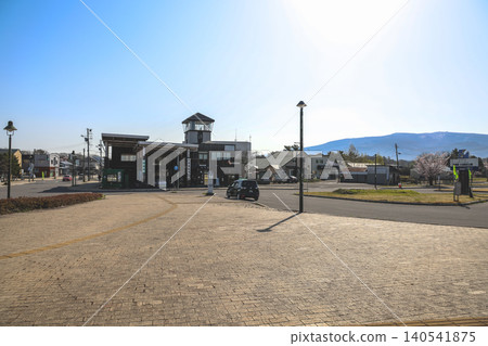 April 26 2026 Onuma Koen Station Town Morning Scene April 26 2026 Onuma Koen Station Town Morning Scene 140541875