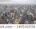 April 29 2026 Sendai skyline with railway tracks and buildings 140542038