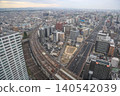 April 29 2026 Sendai skyline with railway tracks and buildings 140542039