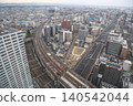 April 29 2026 Sendai skyline with railway tracks and buildings 140542044