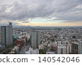 April 29 2026 Sendai skyline with railway tracks and buildings 140542046