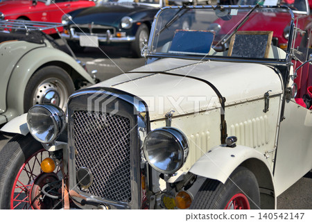 [Kanagawa] Yokosuka Kurihama A scene of a classic car day held in Hana no Kuni 140542147