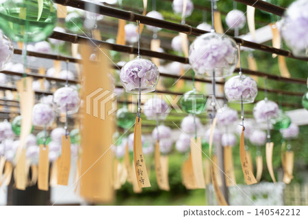 Wind chimes at Shōjuin Temple in Kyoto Wind chimes at Shōjuin Temple in Kyoto 140542212