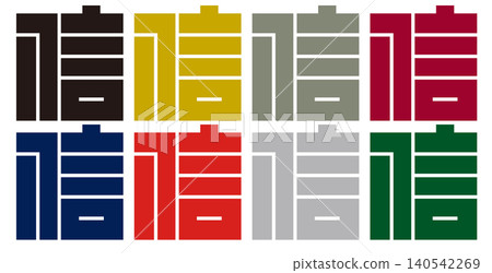 Family crest - Square character - Shin (信) | Trust and sincerity 140542269
