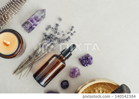 Holistic healing and mindfulness concept associated with meditation, aromatherapy, sound therapy, energy balance, relaxation rituals, massage treatments, and spiritual self-care. Holistic healing and mindfulness concept associated with meditation, aromatherapy, sound therapy, energy balance, relaxation rituals, massage treatments, and spiritual self-care. 140542384