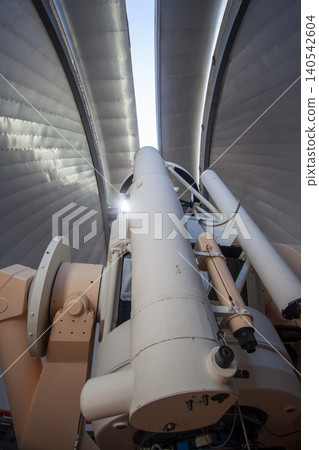 Astronomical Telescope Inside Observatory Dome. Astronomical Telescope Inside Observatory Dome. 140542604